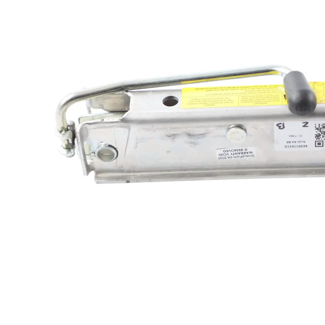 Emergency Car Lifting Audi A4 S4 B6 B7 Spare Jack Tool Wheel Lift to with Part number 8E0011031D Emergency Car Lifting Audi A4 S4 B6 B7 Spare Jack Tool Wheel Lift - SKU 8E0011031D - Part number 8E0011031D