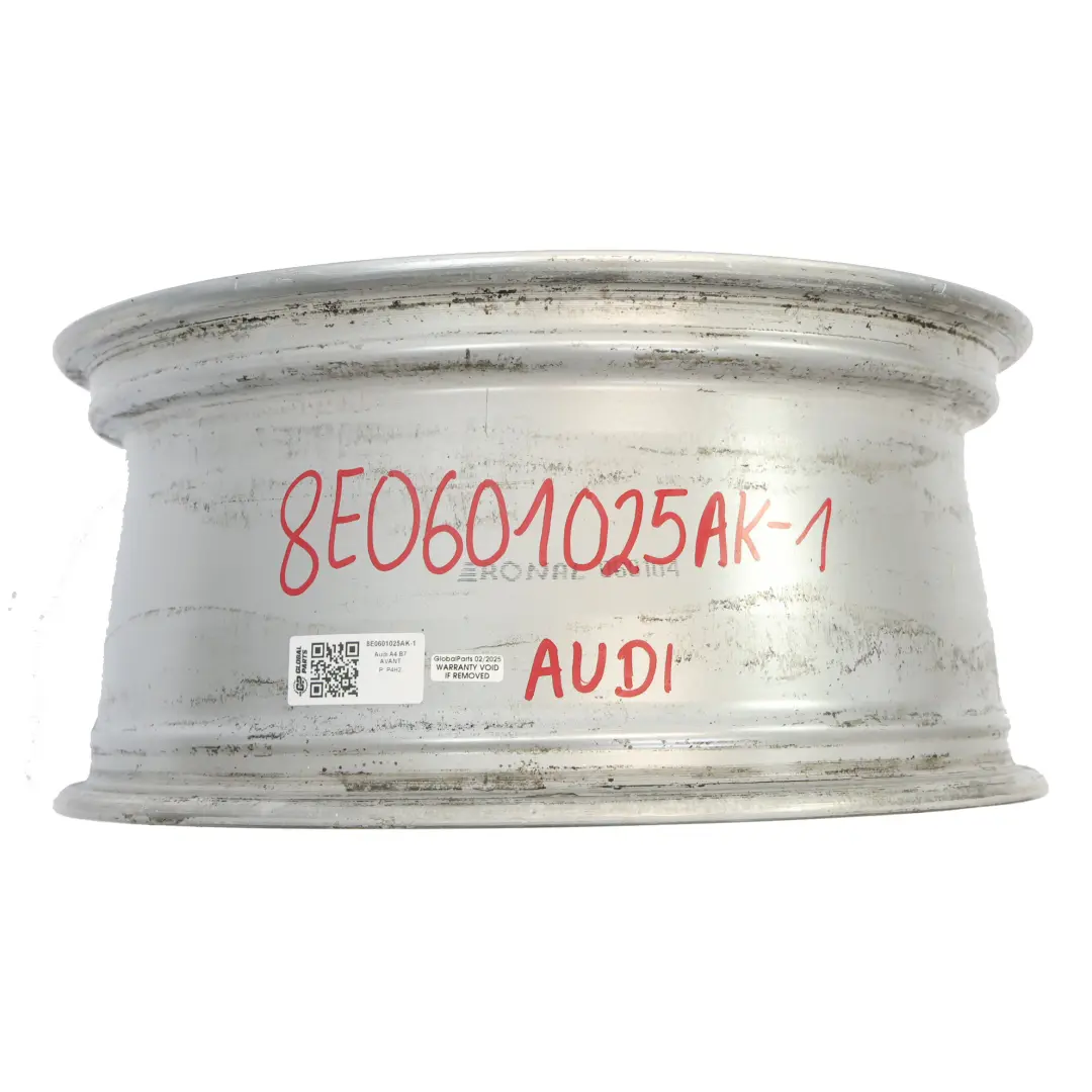 Audi A4 B7 Jante en alliage argenté 18" ET:43 8J - SKU 8E0601025AK-1 - Numéro de pièce 8E0601025AK