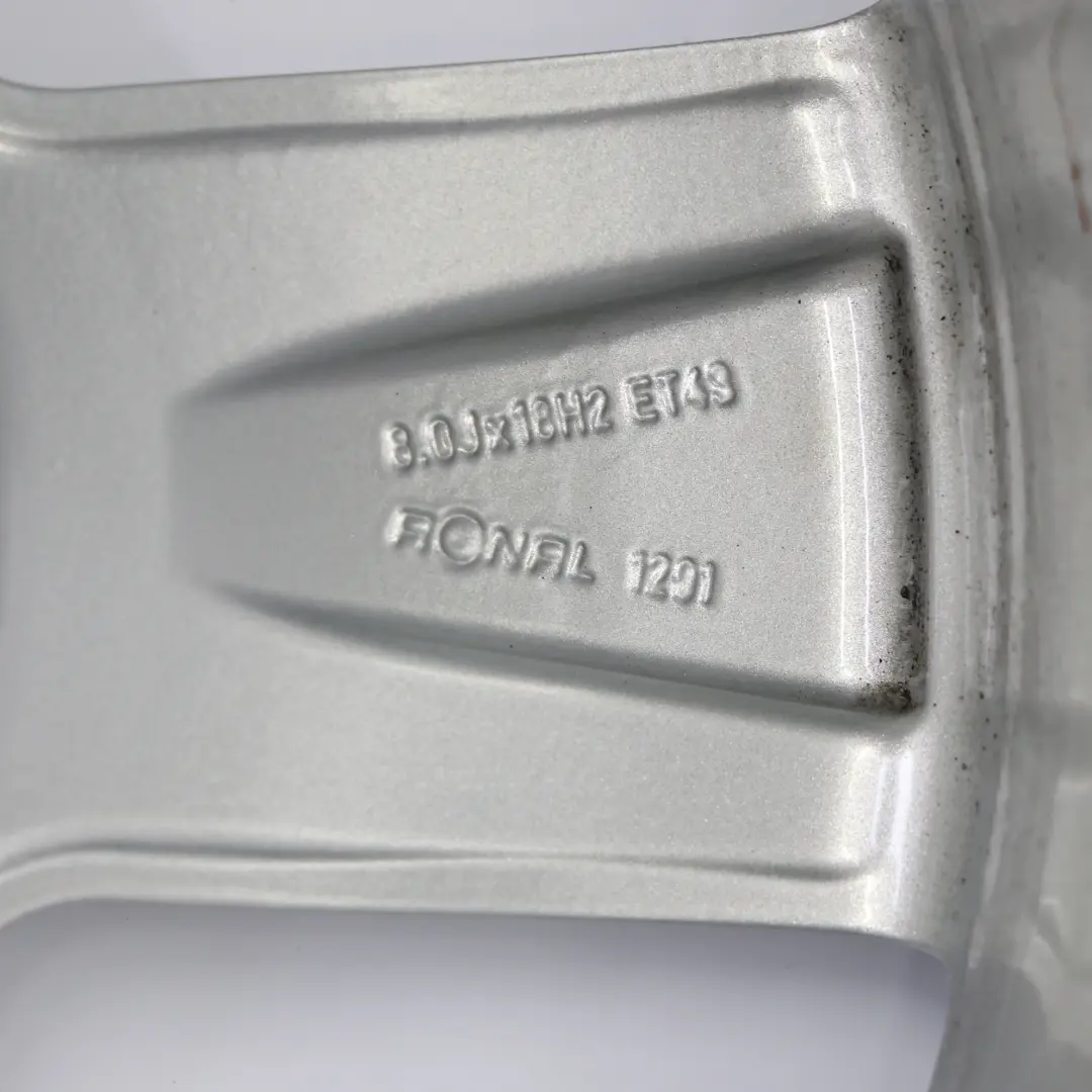 Audi A4 B7 Silver Alloy Wheel Rim 18" ET:43 8J - SKU 8E0601025AK-8 - Part number 8E0601025AK