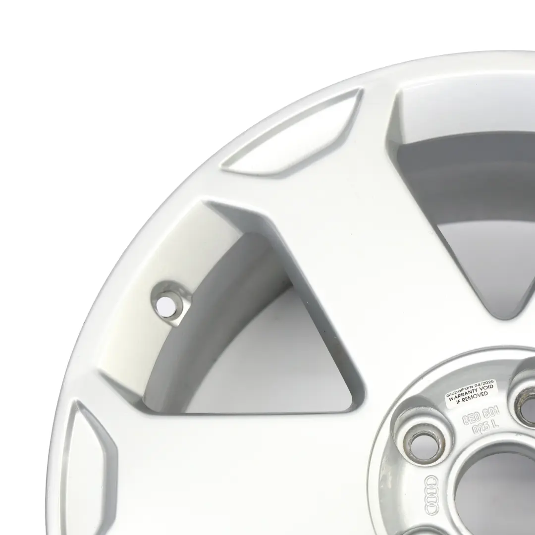 Audi A4 S4 B6 B7 Silver Alloy Wheel Rim 18" ET:45 8J - SKU 8E0601025L-1 - Part number 8E0601025L