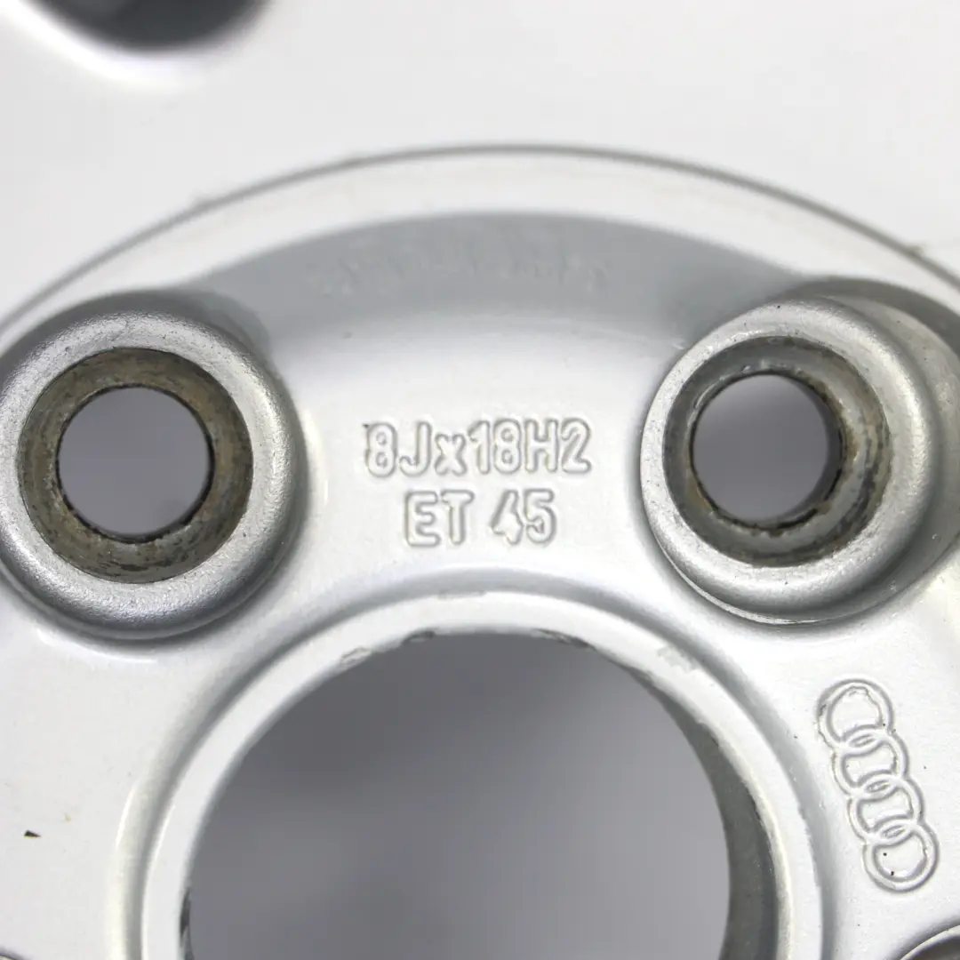 Audi A4 S4 B6 B7 Silver Alloy Wheel Rim 18" ET:45 8J - SKU 8E0601025L-1 - Part number 8E0601025L