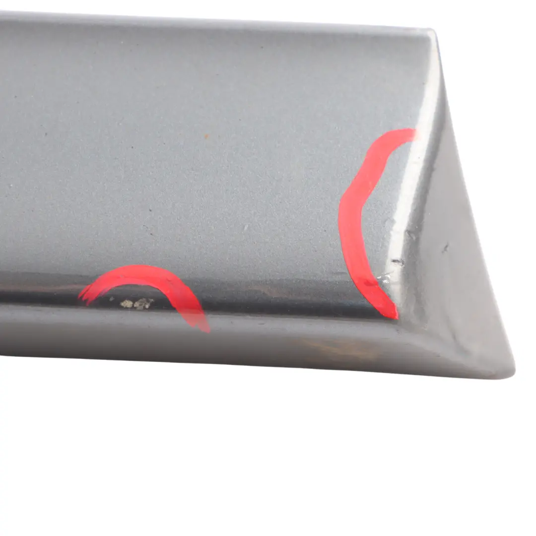 Front Left Door N/S Moulding Trim Strip Dolphin Grey Metallic - X7Z to Audi S4 B6 with Part number 8E0853959A Audi S4 B6 Front Left Door N/S Moulding Trim Strip Dolphin Grey Metallic - X7Z - SKU 8E0853959A-DGM - Part number 8E0853959A