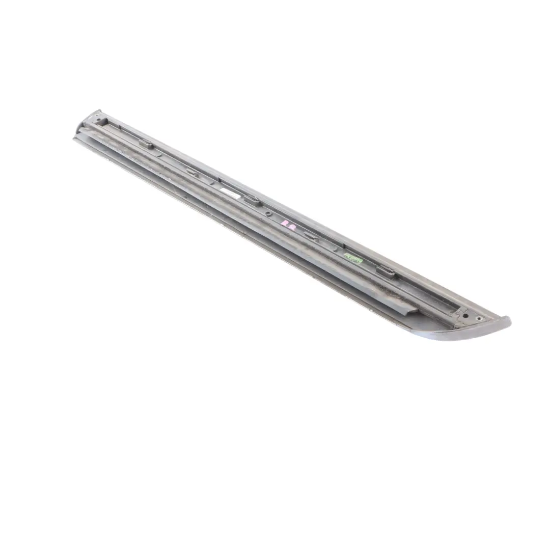 Door Lower Strip Moulding Right O/S Silver Akoya Metallic - Y7H to Audi A4 B7 Rear with Part number 8E0853970 Audi A4 B7 Rear Door Lower Strip Moulding Right O/S Silver Akoya Metallic - Y7H - SKU 8E0853970-ASI - Part number 8E0853970