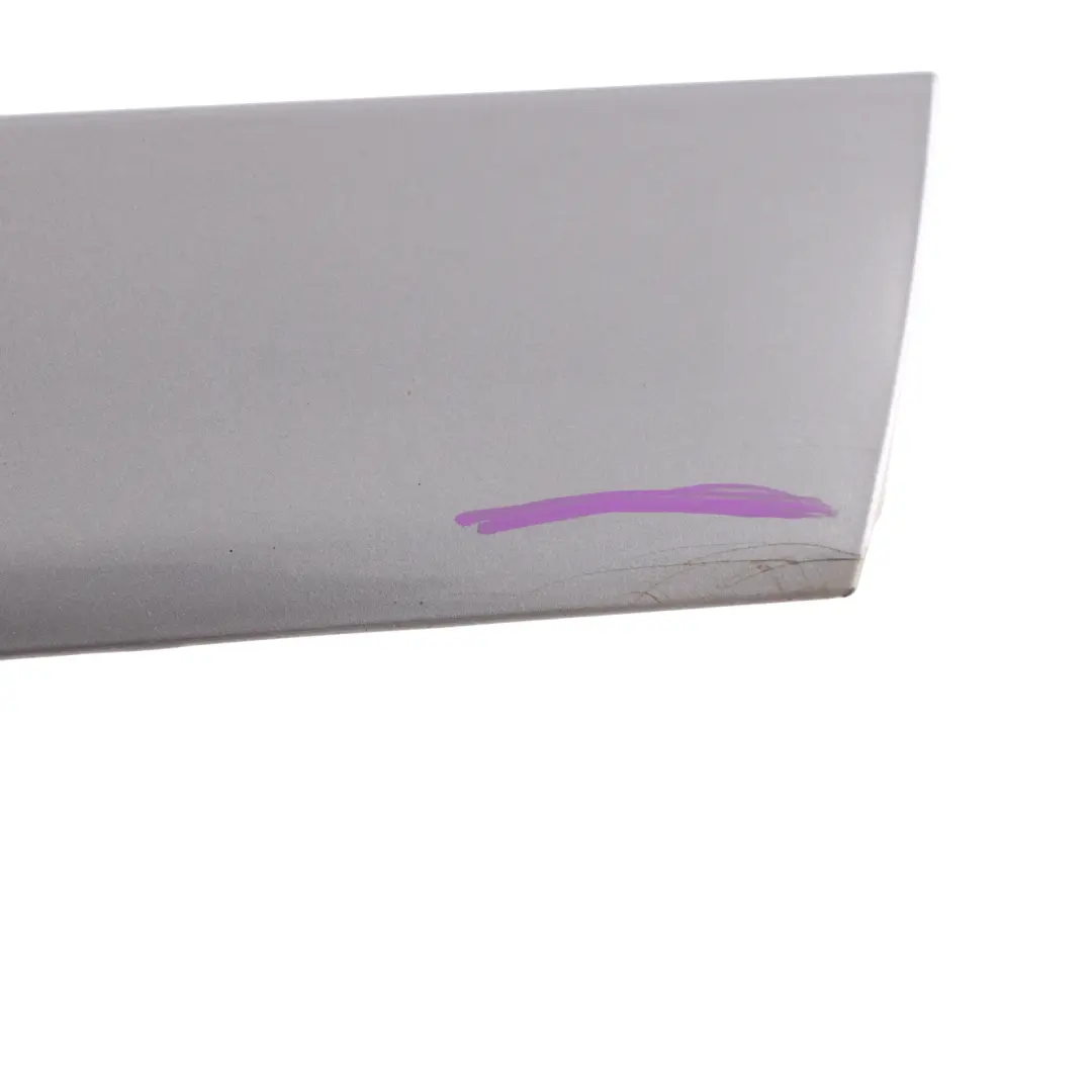 Audi A4 B7 Rear Door Lower Strip Moulding Right O/S Silver Akoya Metallic - Y7H - SKU 8E0853970-ASI - Part number 8E0853970