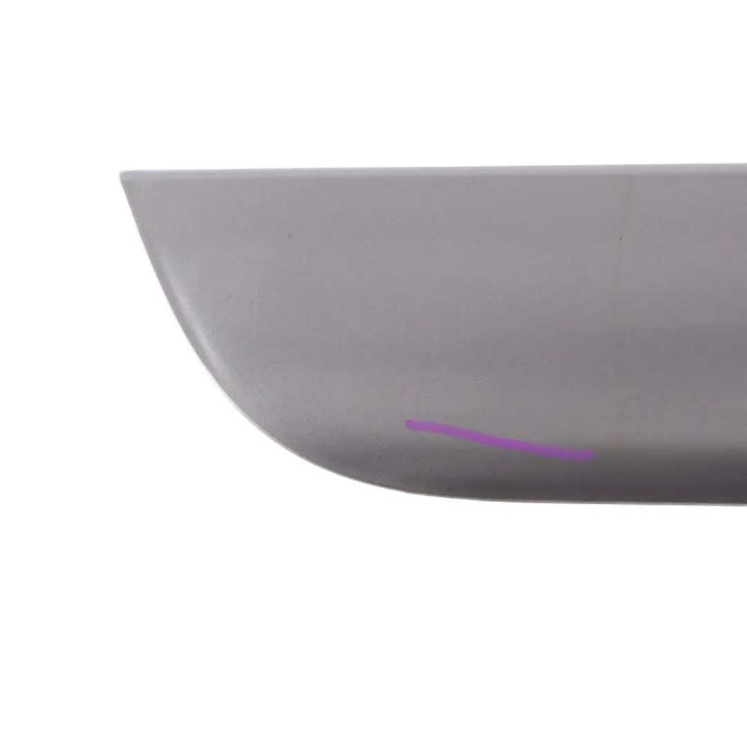 Door Lower Strip Moulding Right O/S Silver Akoya Metallic - Y7H to Audi A4 B7 Rear with Part number 8E0853970 Audi A4 B7 Rear Door Lower Strip Moulding Right O/S Silver Akoya Metallic - Y7H - SKU 8E0853970-ASI - Part number 8E0853970