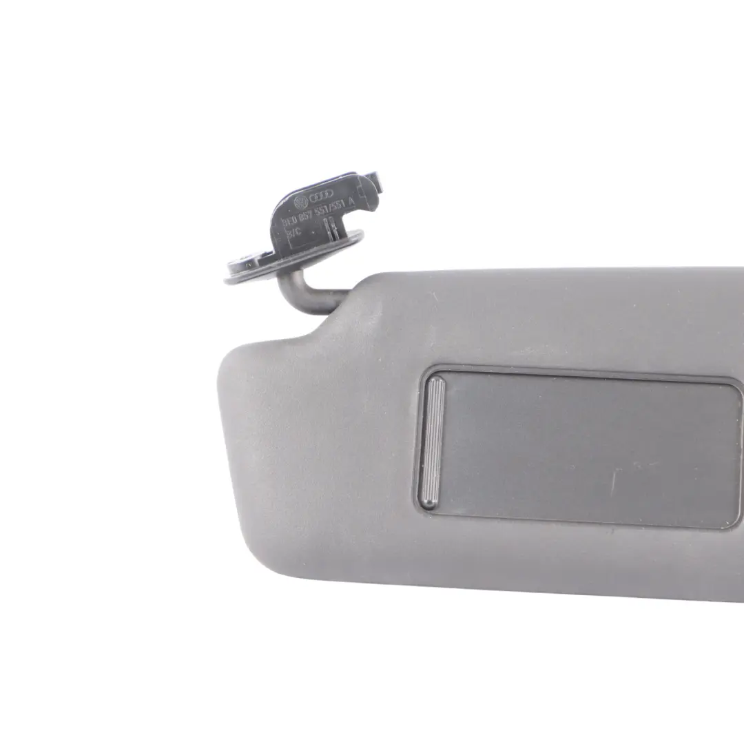Sun Visor Cover Left N/S Panel Trim Sunvisor Black to Audi A4 B7 with Part number 8E0857551A Audi A4 B7 Sun Visor Cover Left N/S Panel Trim Sunvisor Black - SKU 8E0857551A-1 - Part number 8E0857551A