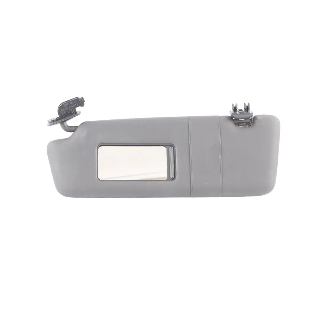 Audi A4 B7 Sun Visor Cover Left N/S Panel Trim Sunvisor Black - SKU 8E0857551A-1 - Part number 8E0857551A