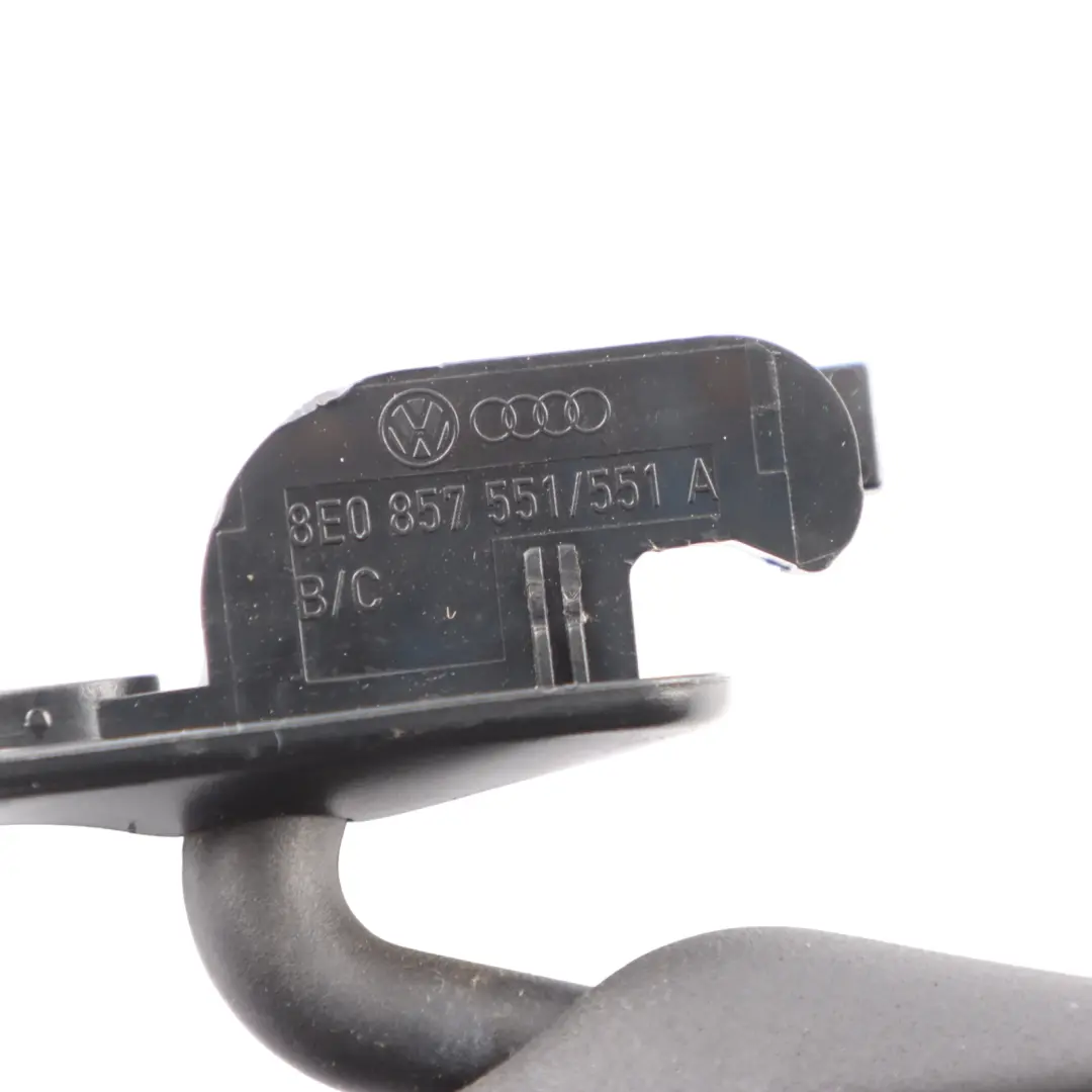 Audi A4 B7 Sun Visor Cover Left N/S Panel Trim Sunvisor Black - SKU 8E0857551A-1 - Part number 8E0857551A