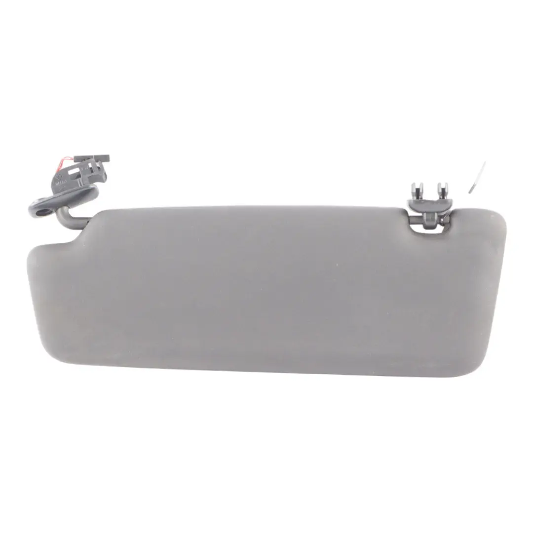Audi A4 B7 Sun Visor Cover Right O/S Panel Trim Sunvisor Black - SKU 8E0857552A-1 - Part number 8E0857552A