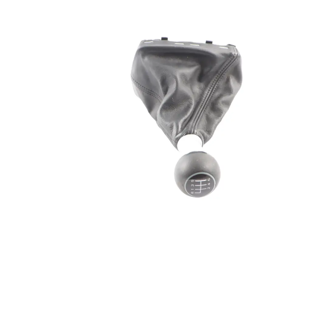 Audi A4 S4 B6 B7 Gear Knob Lever Handle 6-Speed Leather - SKU 8E0863278CM - Part number 8E0863278CM