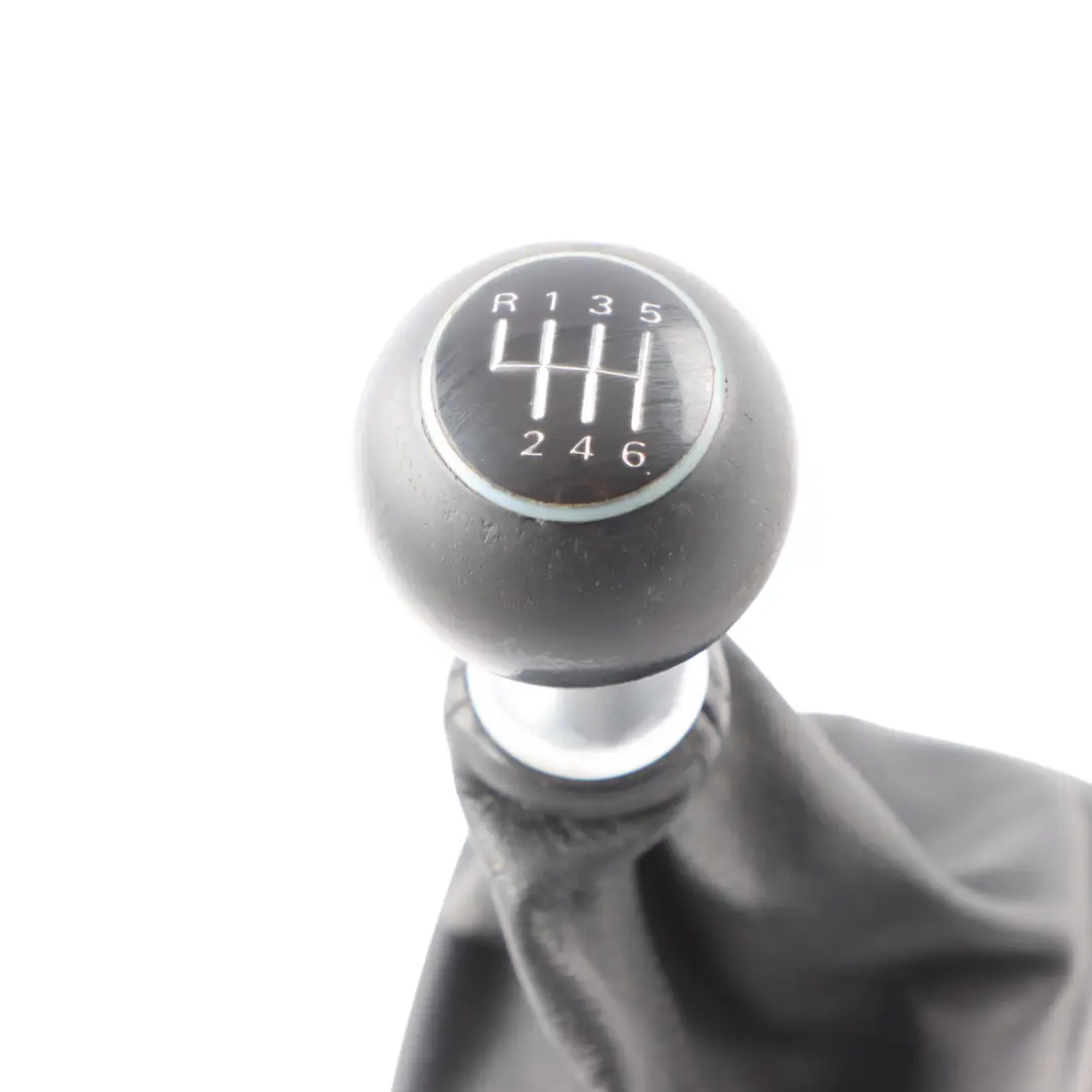 Audi A4 S4 B6 B7 Gear Knob Lever Handle 6-Speed Leather - SKU 8E0863278CM - Part number 8E0863278CM