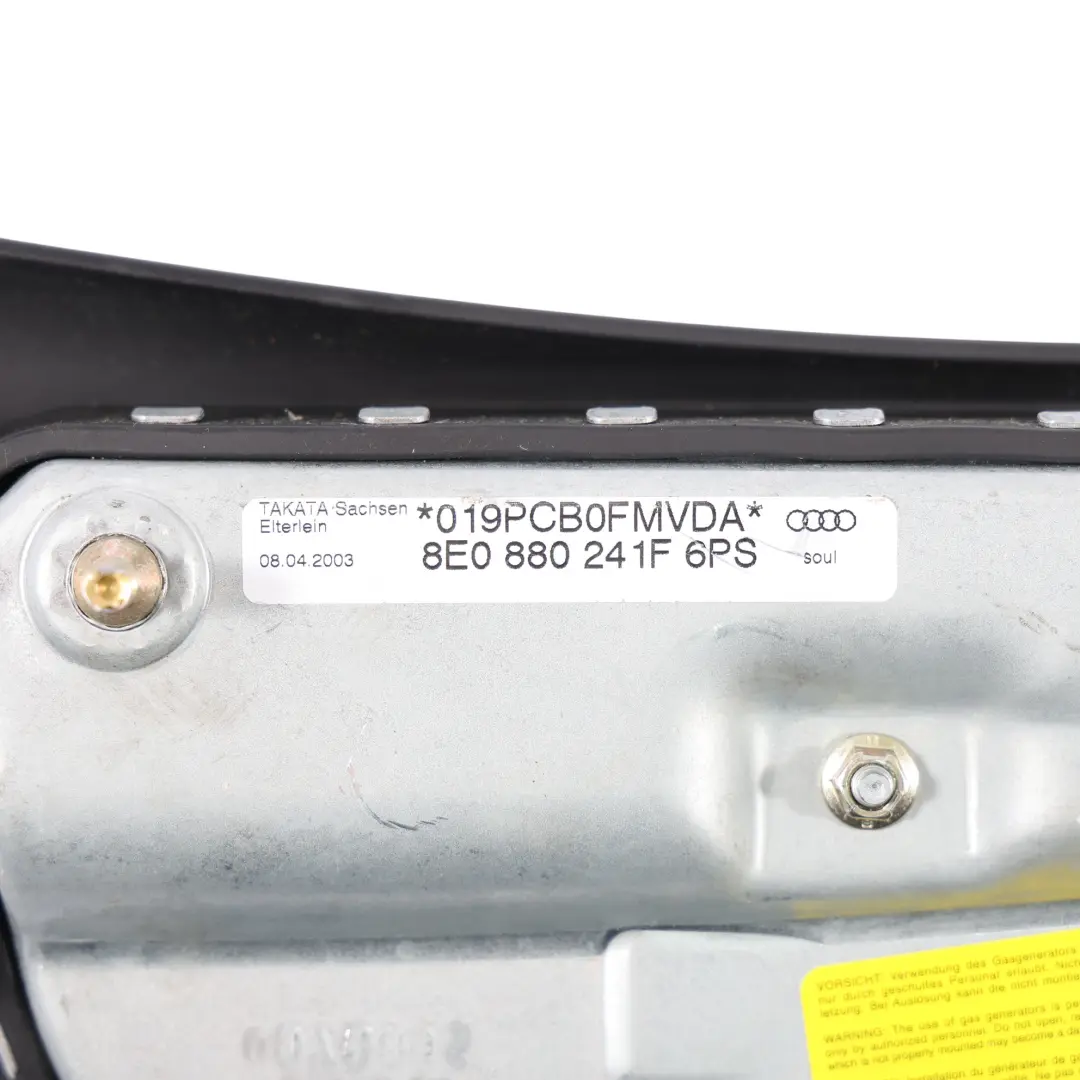 Module D'Air Latéral De Siège Avant Gauche pour Audi S4 B6 à propos du numéro de pièce 8E0880241F Audi S4 B6 Module D'Air Latéral De Siège Avant Gauche - SKU 8E0880241F - Numéro de pièce 8E0880241F