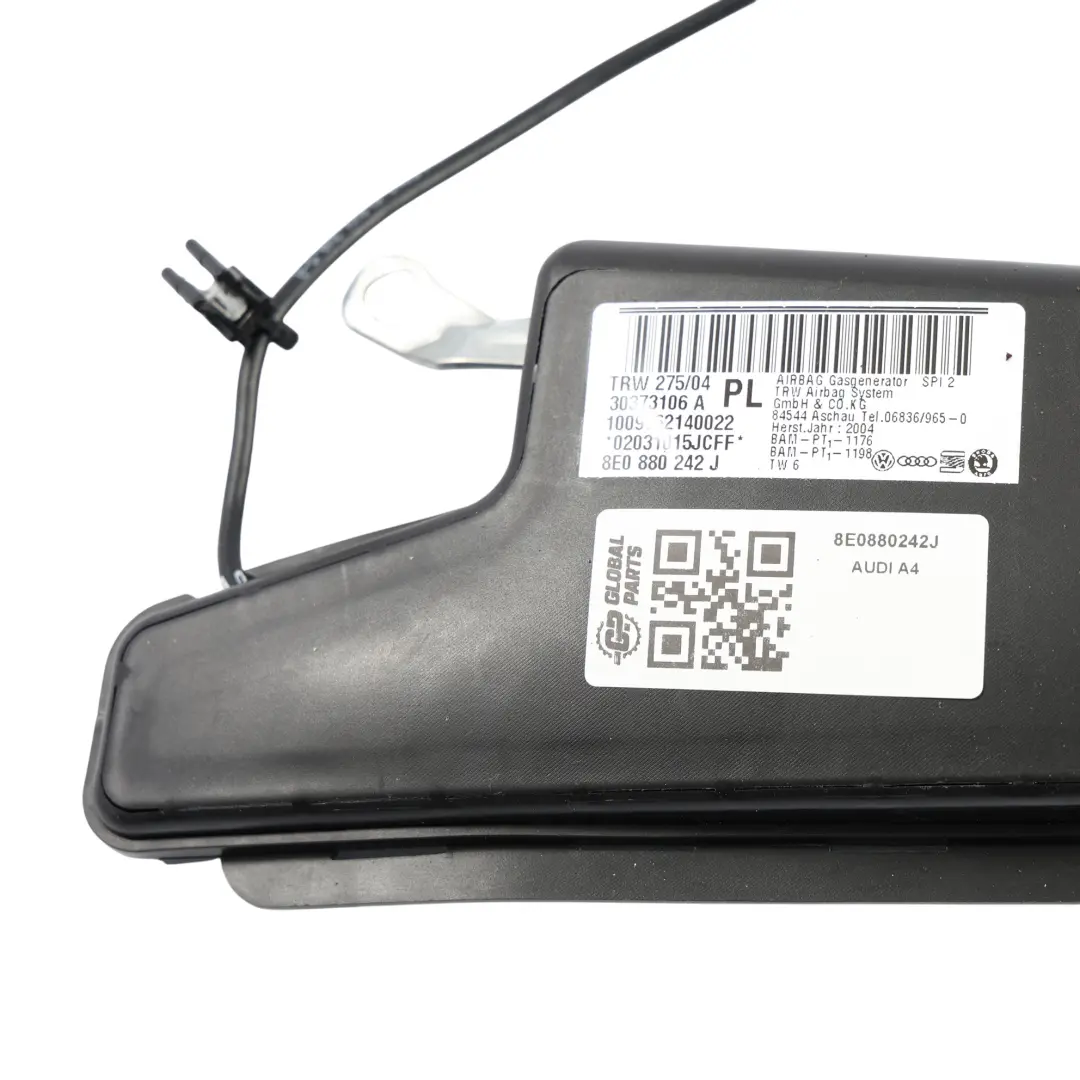Front Seat Side Air Module Right O/S to Audi A4 B7 with Part number 8E0880242J Audi A4 B7 Front Seat Side Air Module Right O/S - SKU 8E0880242J - Part number 8E0880242J