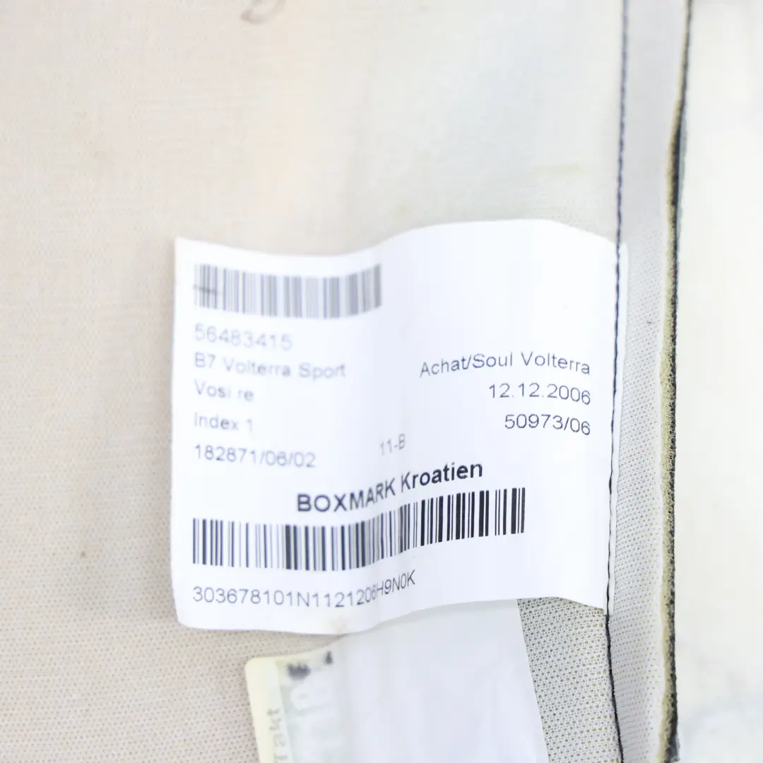 Siedzisko Prawego Fotela Podgrzewane Achat Soul Skóra do Audi A4 B7 o numerze 8E0881406AD Audi A4 B7 Siedzisko Prawego Fotela Podgrzewane Achat Soul Skóra - SKU 8E0881406AD - Numer Części 8E0881406AD