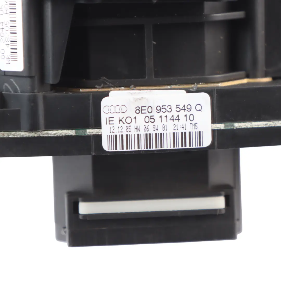 Switch Cluster Audi A4 B7 Steering Column Wiper Stalk Slip Indicator to with Part number 8E0953549Q Switch Cluster Audi A4 B7 Steering Column Wiper Stalk Slip Indicator - SKU 8E0953549Q-2 - Part number 8E0953549Q
