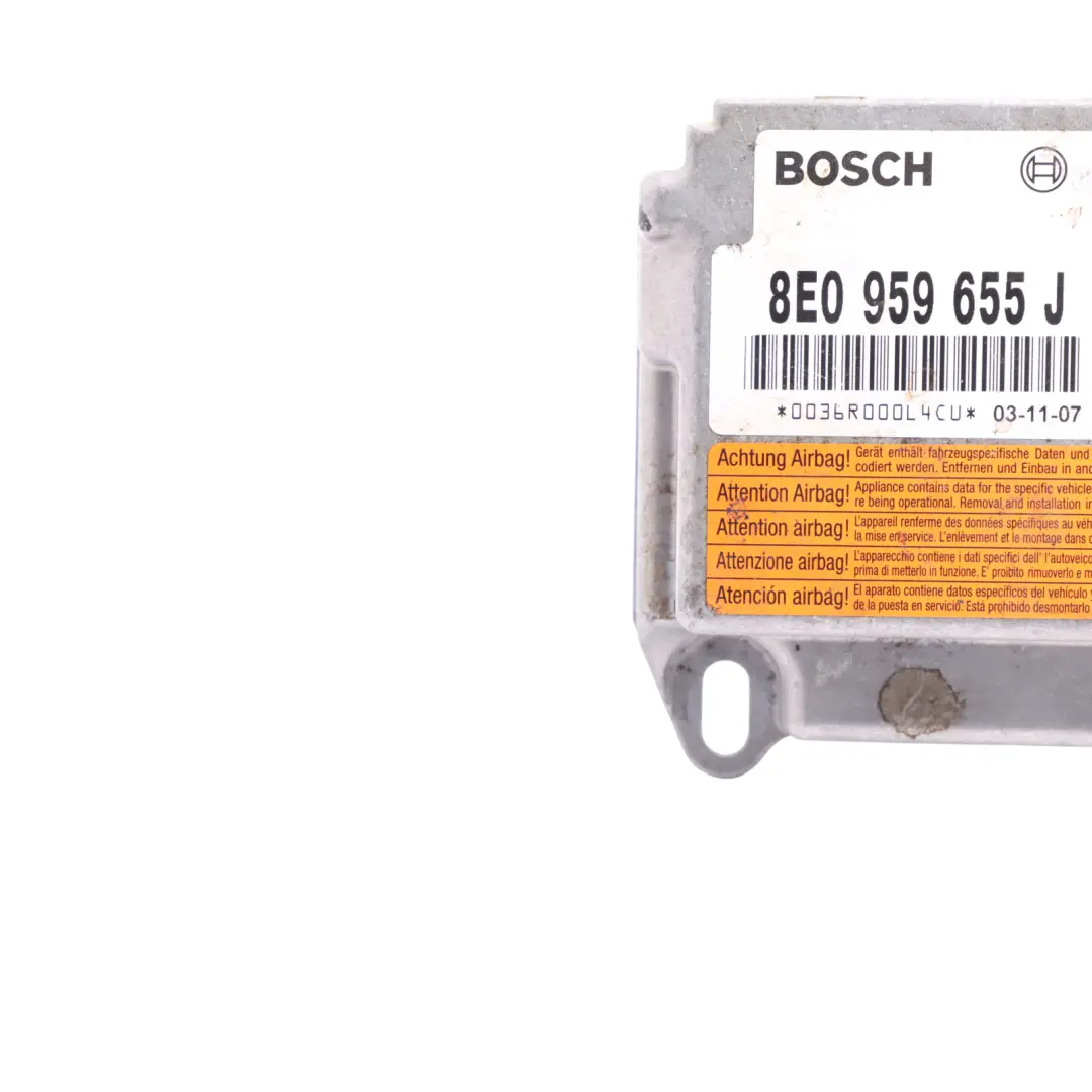 Audi A4 B6 Air Module Crash Impact Sensor Control Unit ECU - SKU 8E0959655J - Part number 8E0959655J