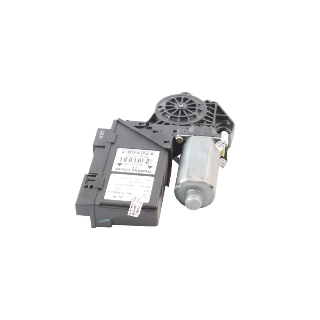 Door Window Lifter Regulator Motor Right O/S to Audi A4 B6 Rear with Part number 8E0959802A Audi A4 B6 Rear Door Window Lifter Regulator Motor Right O/S - SKU 8E0959802A - Part number 8E0959802A