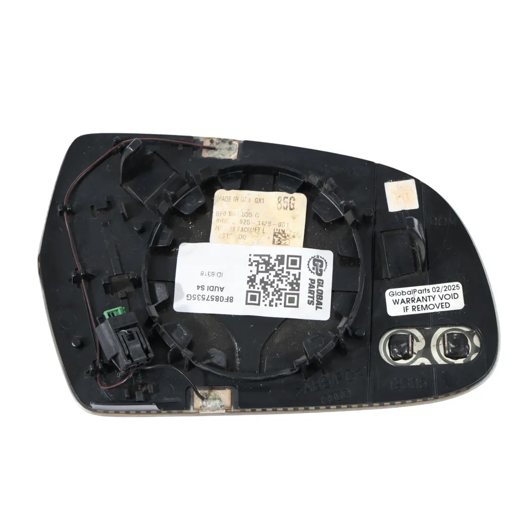  Außenspiegel Glas Audi A4 S4 B8 A5 S5 8T Einsatz Links Abblendbar - SKU 8F0857535G - Teilenummer 8F0857535G