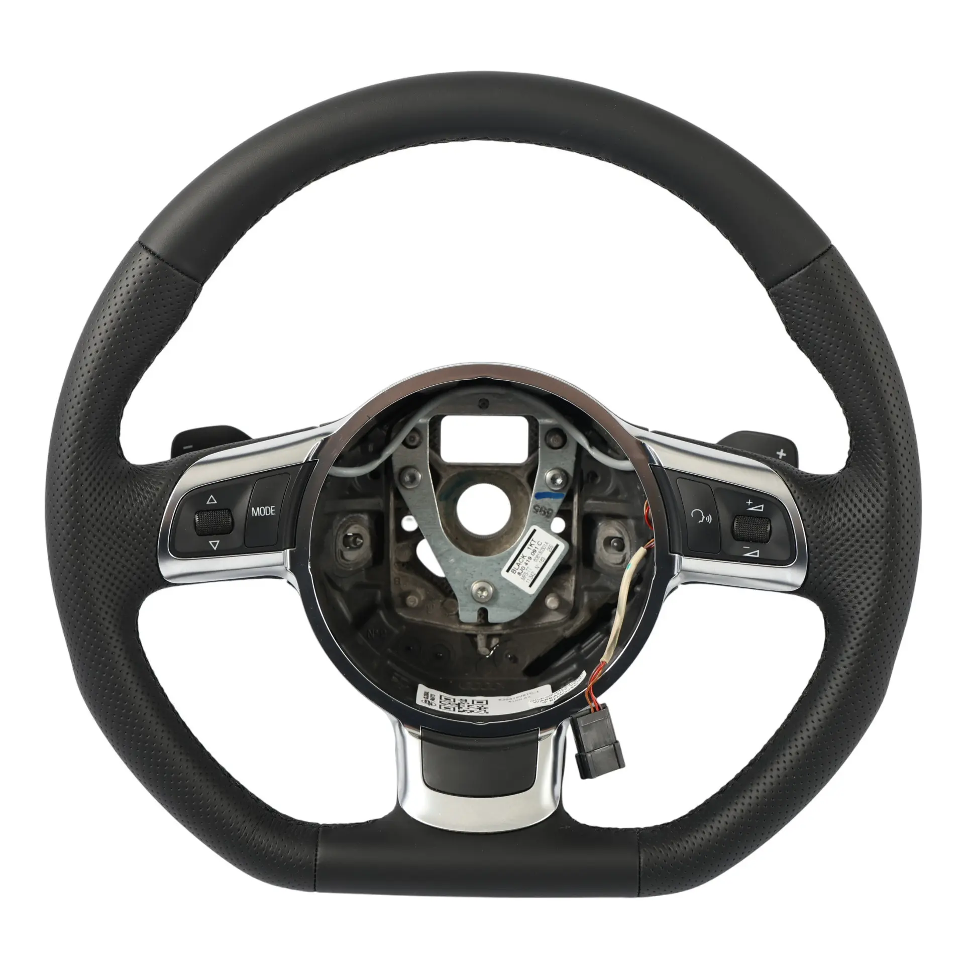 Audi TT 8J Kierownica NOWA Czarna Skóra Łopatki Ścięta 8J0419091C