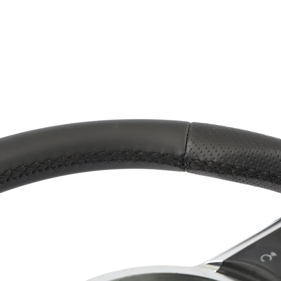 Volante Audi A3 8P TT 8J S-Line NUOVO In Pelle Nera Fondo Piatto - SKU 8J0419091H-1 - Numero di parte 8J0419091H