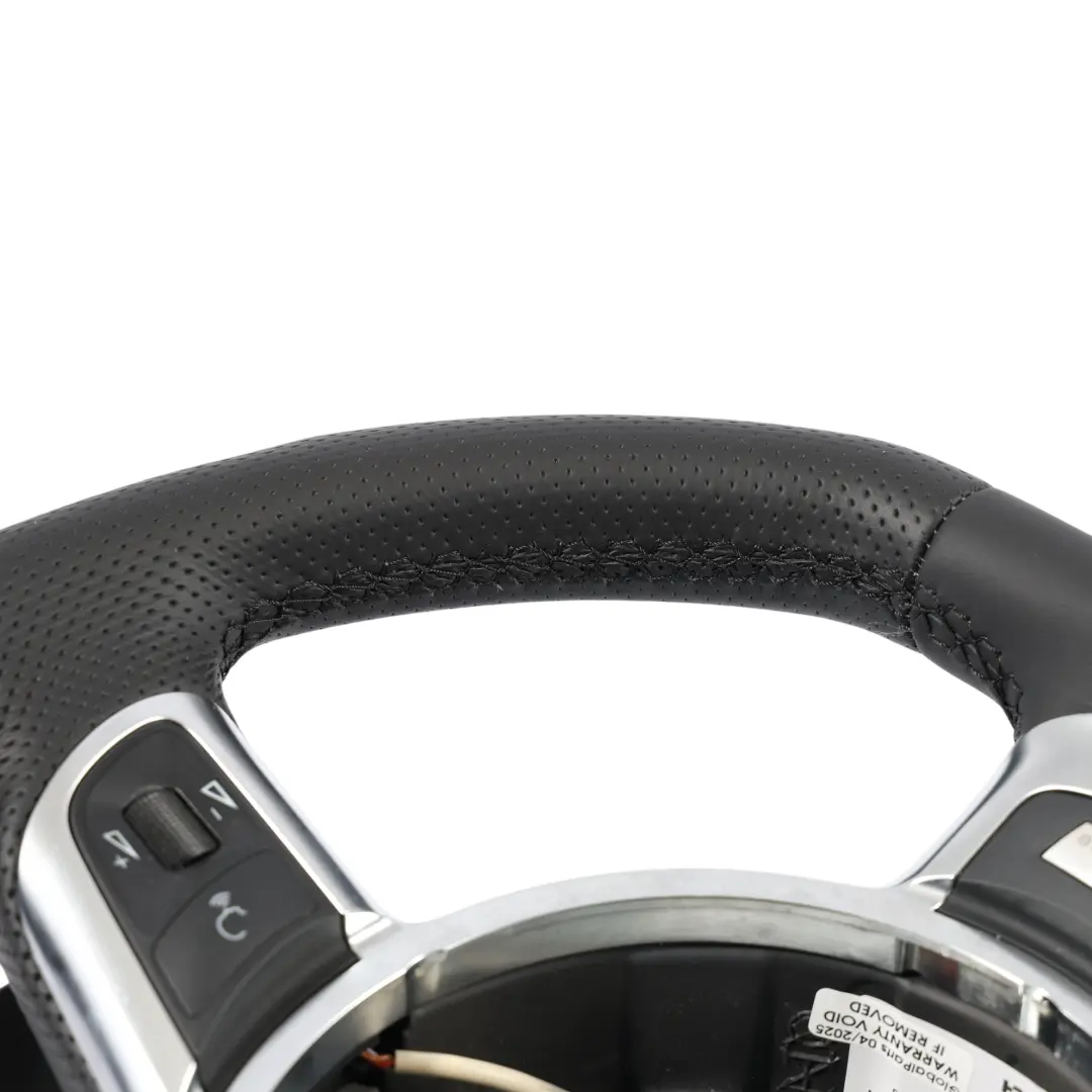 Volante Audi A3 8P TT 8J S-Line NUOVO In Pelle Nera Fondo Piatto - SKU 8J0419091H-1 - Numero di parte 8J0419091H