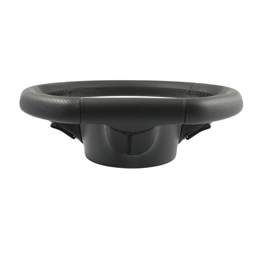 Volante Audi A3 8P TT 8J S-Line NUOVO In Pelle Nera Fondo Piatto - SKU 8J0419091H-1 - Numero di parte 8J0419091H