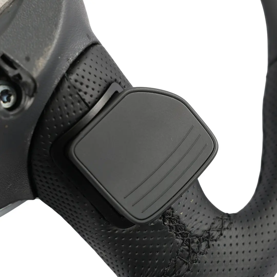 Volante Audi A3 8P TT 8J S-Line NUOVO In Pelle Nera Fondo Piatto - SKU 8J0419091H-1 - Numero di parte 8J0419091H