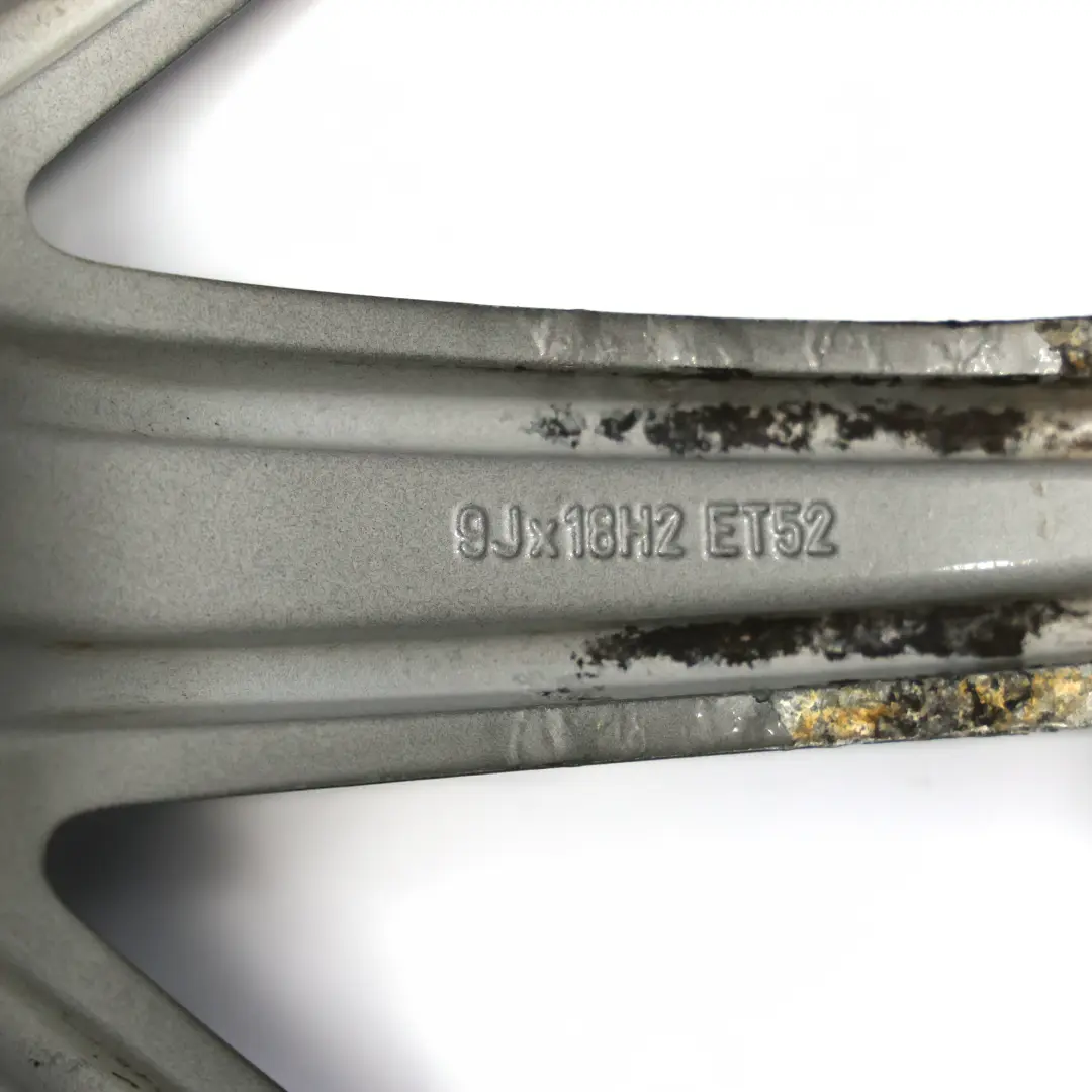 Audi TT Mk2 8J Cerchio In Lega Grigio 18" ET:52 9J A 10 Razze - SKU 8J0601025AB-1 - Numero di parte 8J0601025AB
