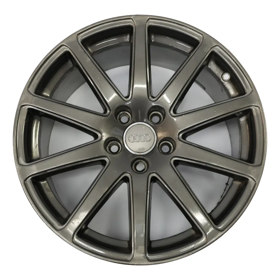 Audi TT Mk2 8J Szara Felga Aluminiowa 18" ET:52 9J 10-Ramienna - SKU 8J0601025AB-2 - Numer Części 8J0601025AB