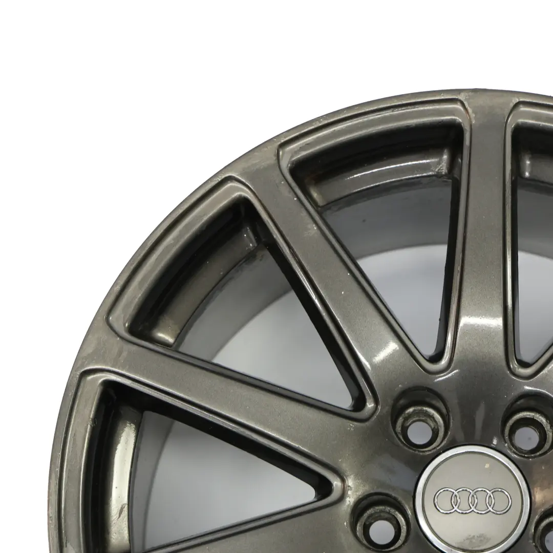 Audi TT Mk2 8J Cerchio Lega Grigio 18" ET:52 9J 10 Razze - SKU 8J0601025AB-2 - Numero di parte 8J0601025AB