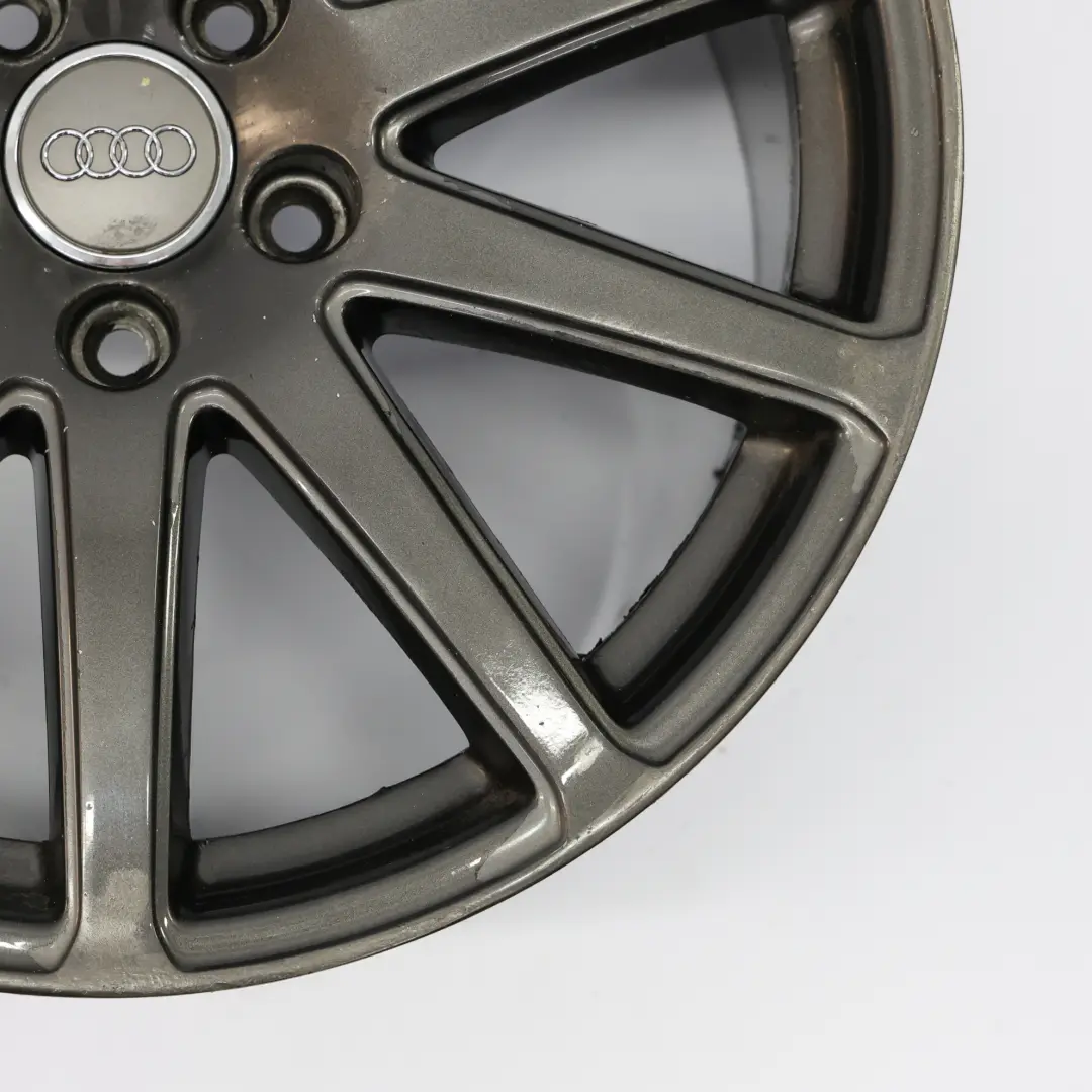 Audi TT Mk2 8J Jante Alliage Grise 18" ET:52 9J 10 Branches - SKU 8J0601025AB-2 - Numéro de pièce 8J0601025AB