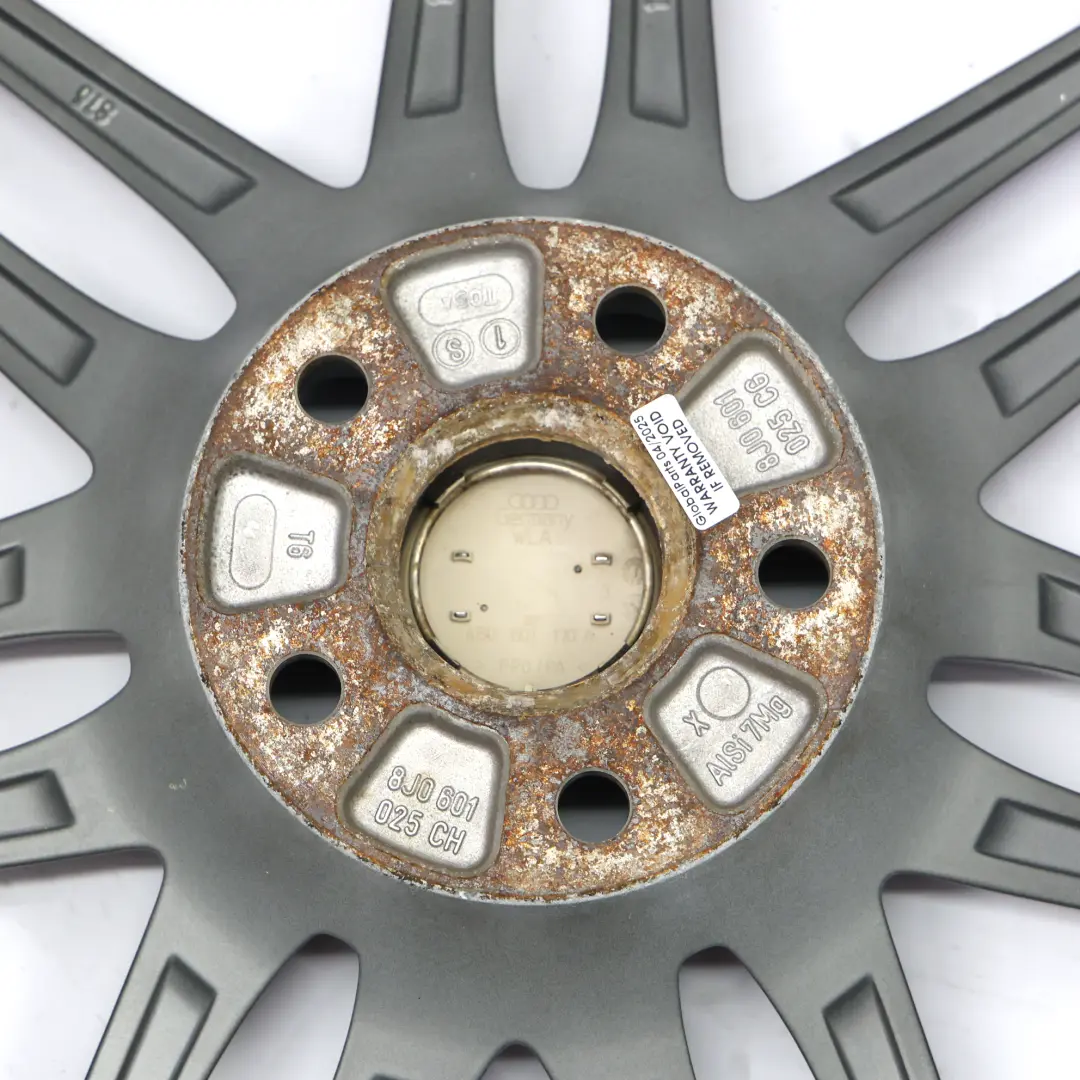 Felga Aluminiowa Szara 19" ET:52 9J do Audi TTS 8J o numerze 8J0601025CG Audi TTS 8J Felga Aluminiowa Szara 19" ET:52 9J - SKU 8J0601025CG-1 - Numer Części 8J0601025CG