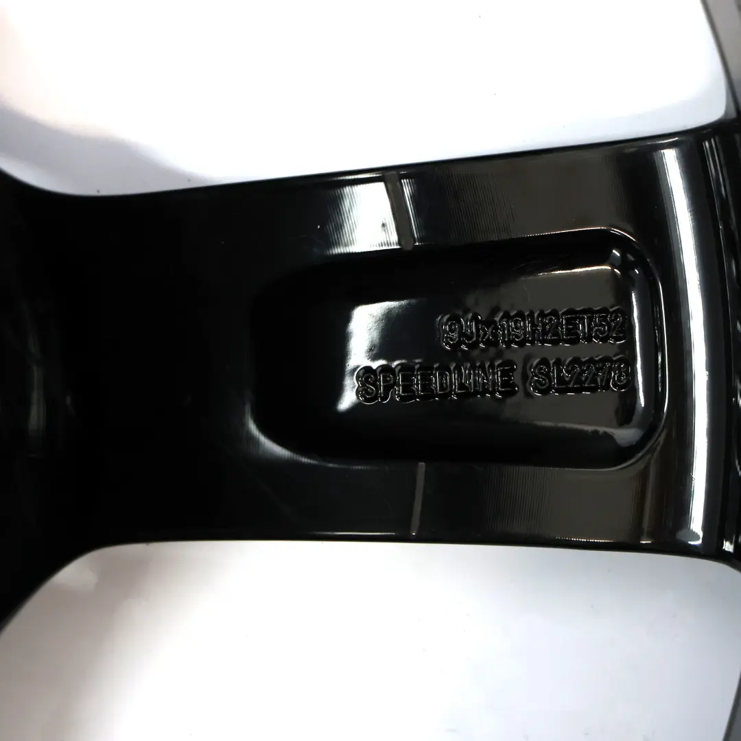 Mk2 8J Rotor Noir Jante Alliage 19" ET:52 9J Speedline Audi TT - SKU 8J0601025DD-1 - Numéro de pièce 8J0601025DD