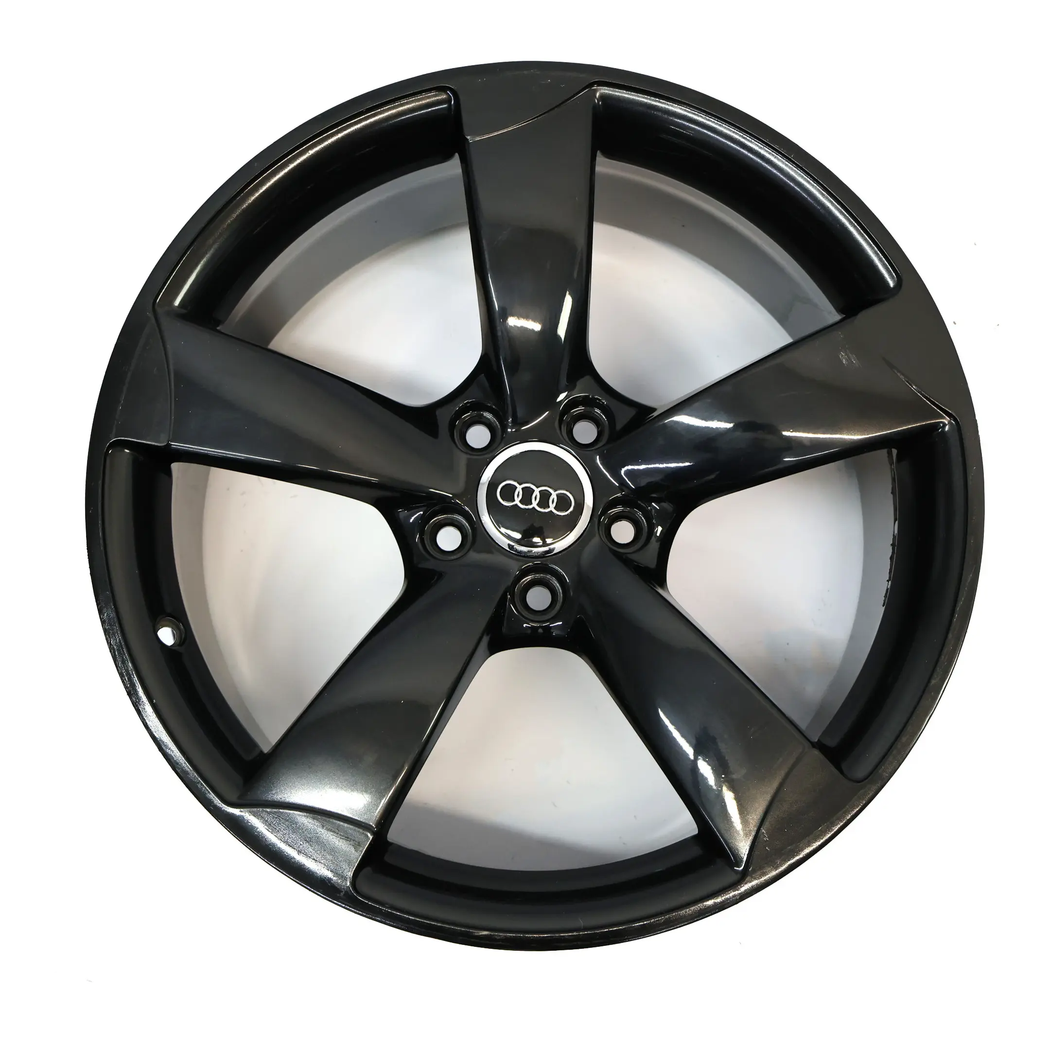 Audi TT Mk2 8J Cerchio Lega Con Rotore Nero 19" ET:52 9J Speedline 8J0601025DD