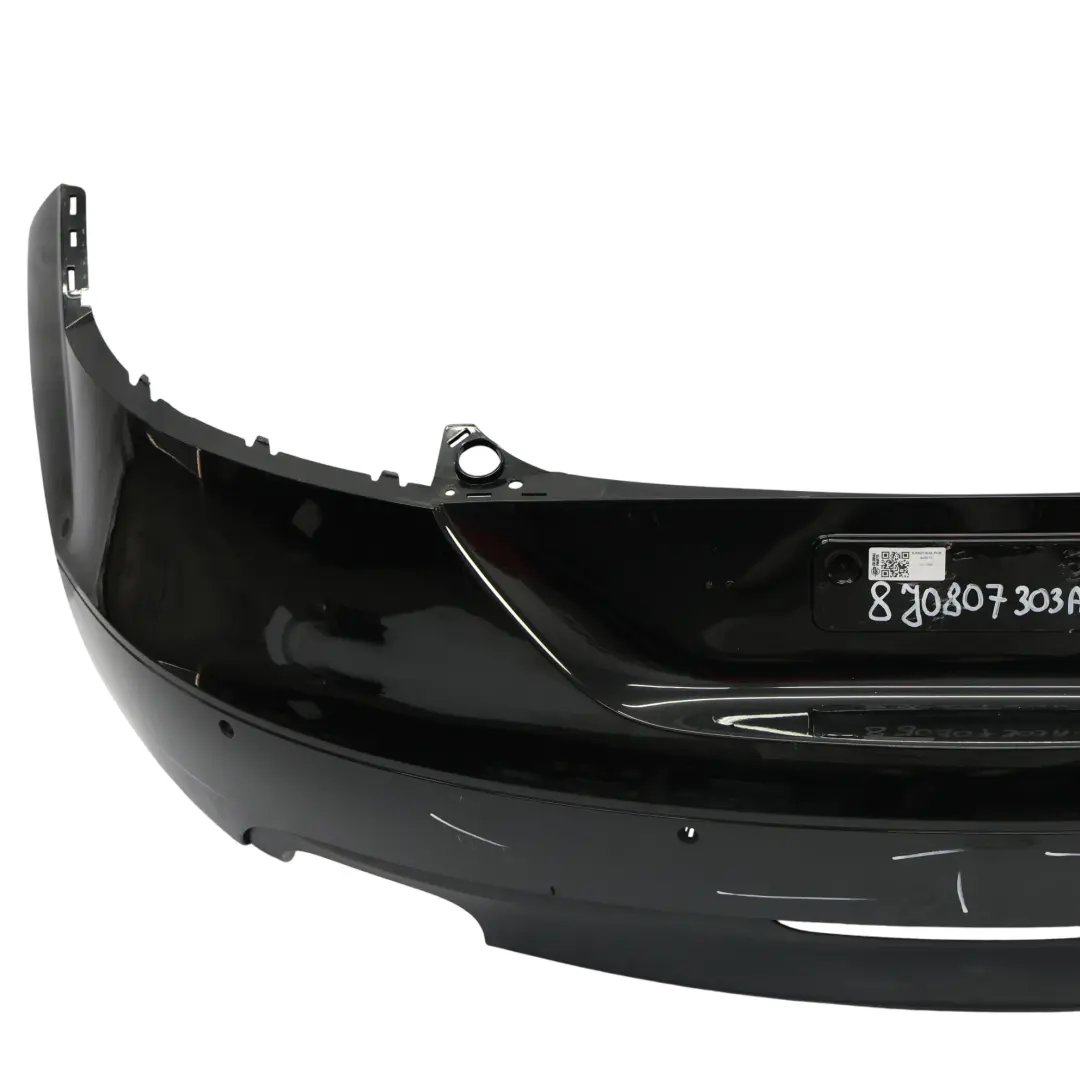 Bumper Audi TT 8J Rear Trim Panel Covering Phantom Black - Z9Y to Rear with Part number 8J0807303A Rear Bumper Audi TT 8J Rear Trim Panel Covering Phantom Black - Z9Y - SKU 8J0807303A-PHB - Part number 8J0807303A
