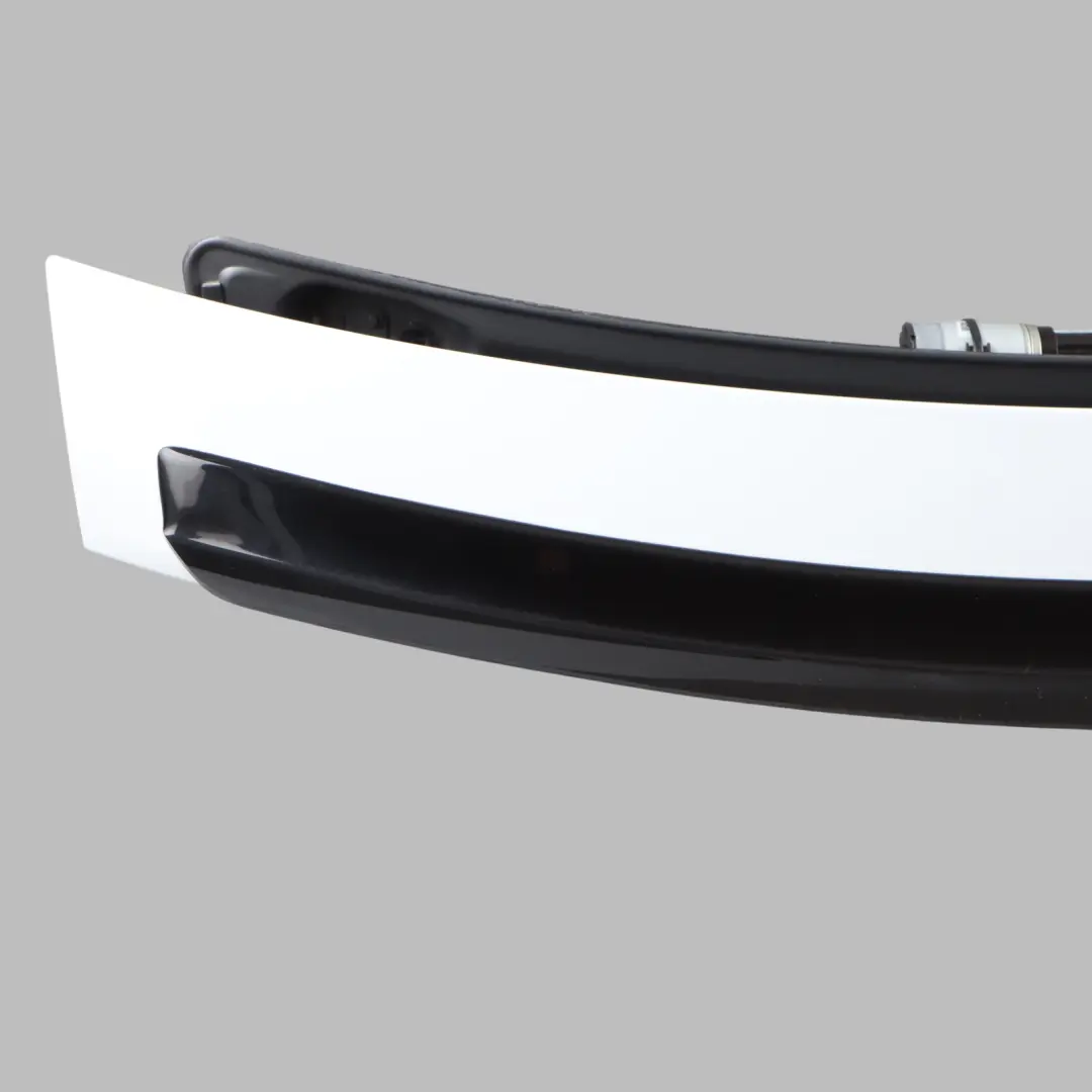 Spoiler Audi TT 8J Electric Active Spoiler Flap Glacier White Pearl - S9R to Rear with Part number 8J0827934 Rear Spoiler Audi TT 8J Electric Active Spoiler Flap Glacier White Pearl - S9R - SKU 8J0827934-MGW - Part number 8J0827934