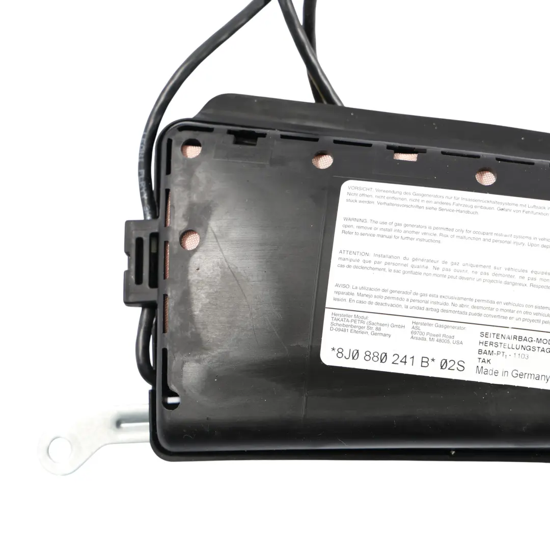 Audi TT 8J Seat Side Air Module Front Left N/S - SKU 8J0880241B - Part number 8J0880241B