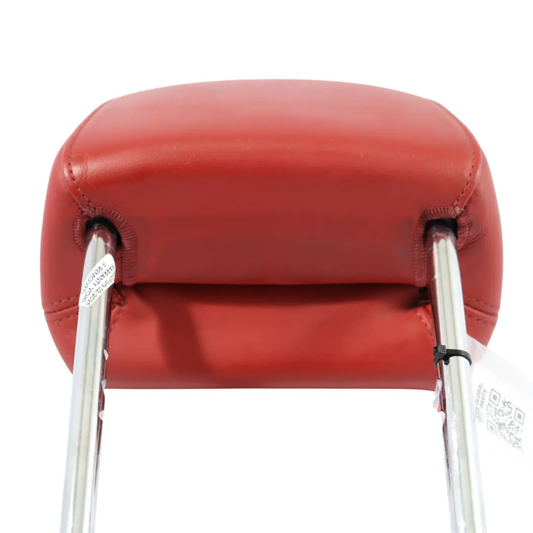 Audi TT 8J Seat Headrest Front Left Right N/O/S Red Leather Head Rest - SKU 8J0881901G - Part number 8J0881901G