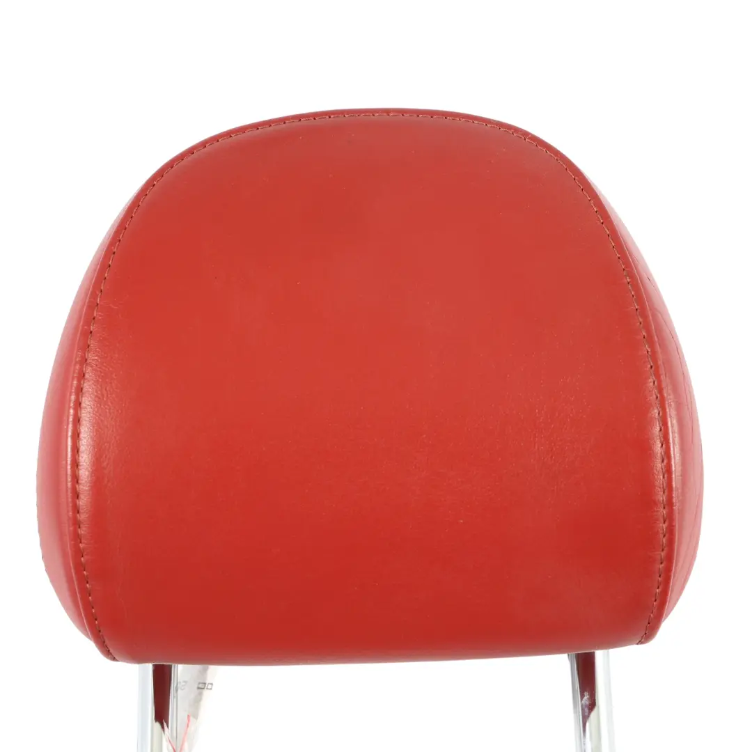 Audi TT 8J Seat Headrest Front Left Right N/O/S Red Leather Head Rest - SKU 8J0881901G - Part number 8J0881901G