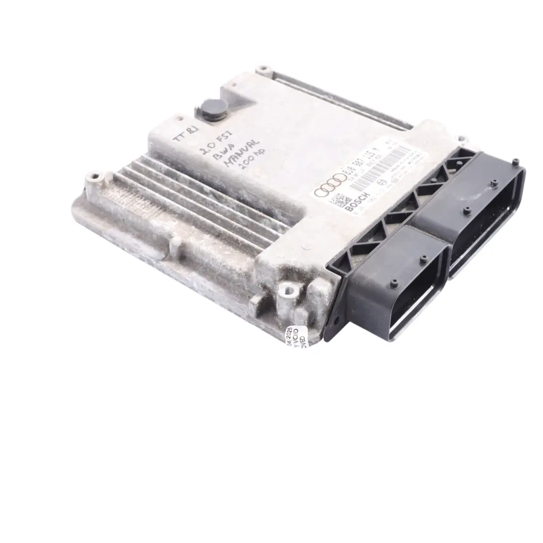 BWA 200HP Módulo De Control Del Motor ECU Manual para Audi TT 8J 2.0 TFSI con número de pieza 8J0907115N Audi TT 8J 2.0 TFSI BWA 200HP Módulo De Control Del Motor ECU Manual - SKU 8J0907115N - Número de pieza 8J0907115N