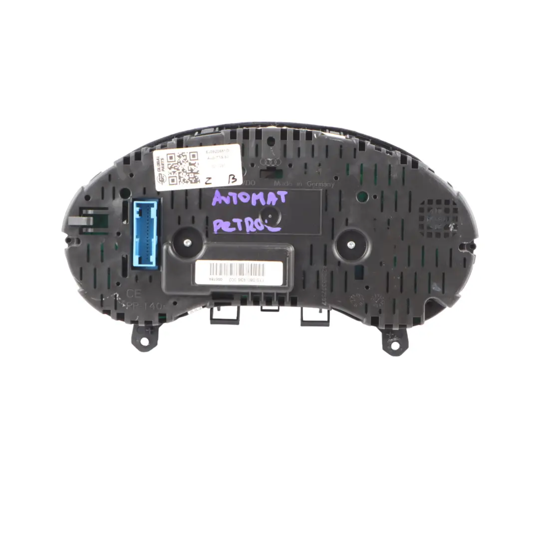 Instrument Cluster Speedo Meter Clocks Automatic to Audi TTS 8J Petrol with Part number 8J0920981D Audi TTS 8J Petrol Instrument Cluster Speedo Meter Clocks Automatic - SKU 8J0920981D - Part number 8J0920981D