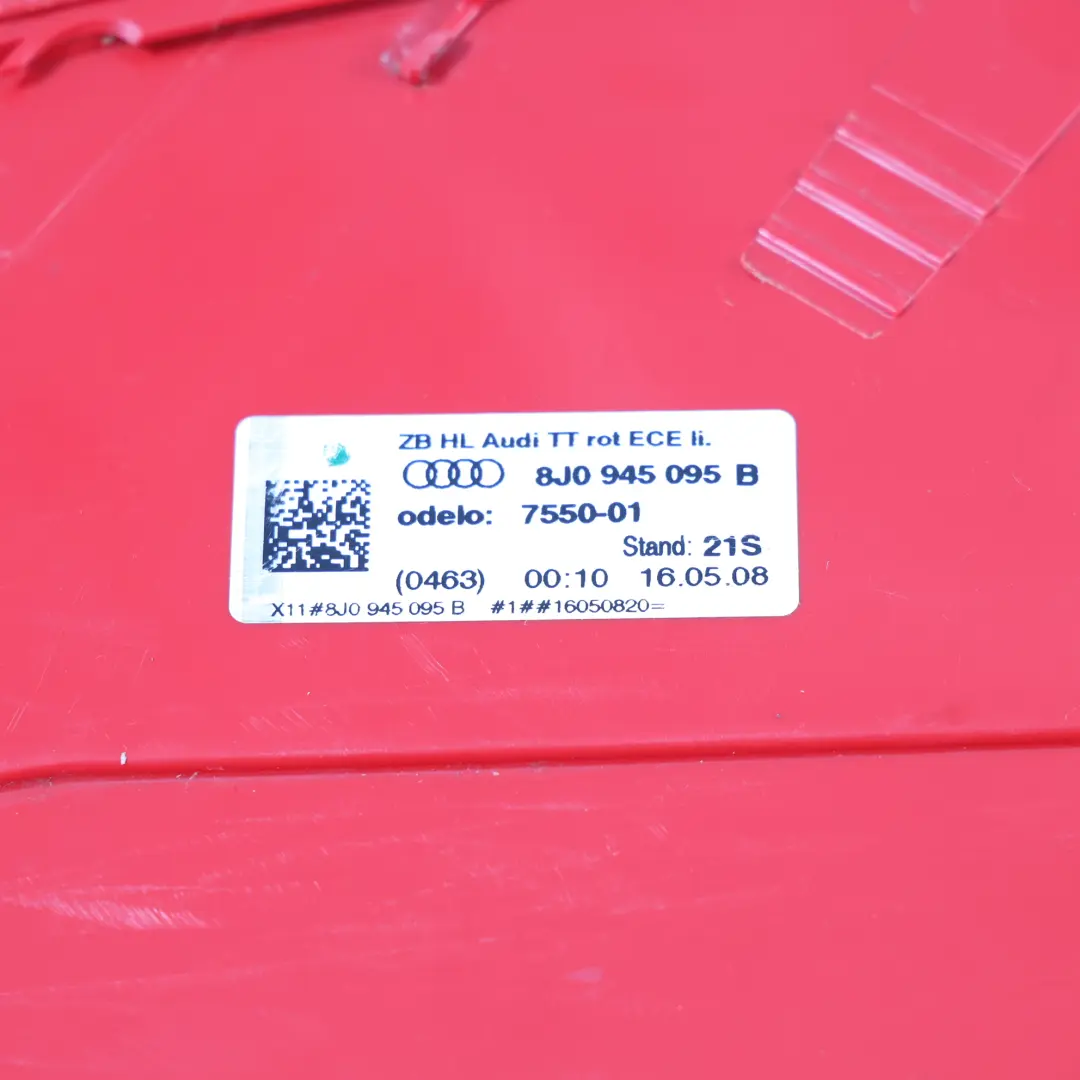 Lamp Left N/S Light Trunk Lid Boot Tailgate to Audi TT 8J Rear with Part number 8J0945095B Audi TT 8J Rear Lamp Left N/S Light Trunk Lid Boot Tailgate - SKU 8J0945095B-1 - Part number 8J0945095B
