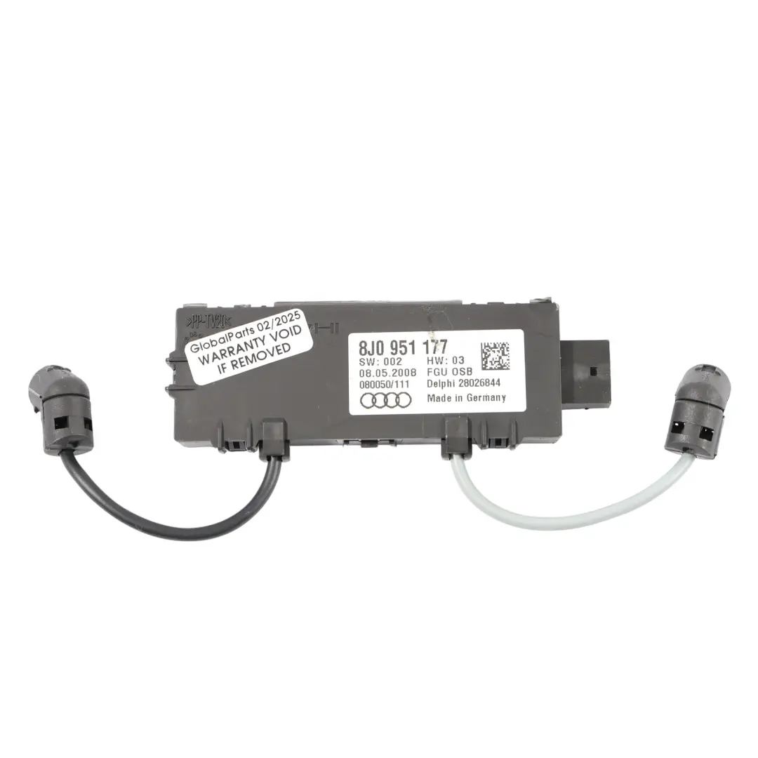Czujnik Sensor Wewnętrzny Alarmu Dachu do Audi TT 8J o numerze 8J0951177 Audi TT 8J Czujnik Sensor Wewnętrzny Alarmu Dachu - SKU 8J0951177 - Numer Części 8J0951177