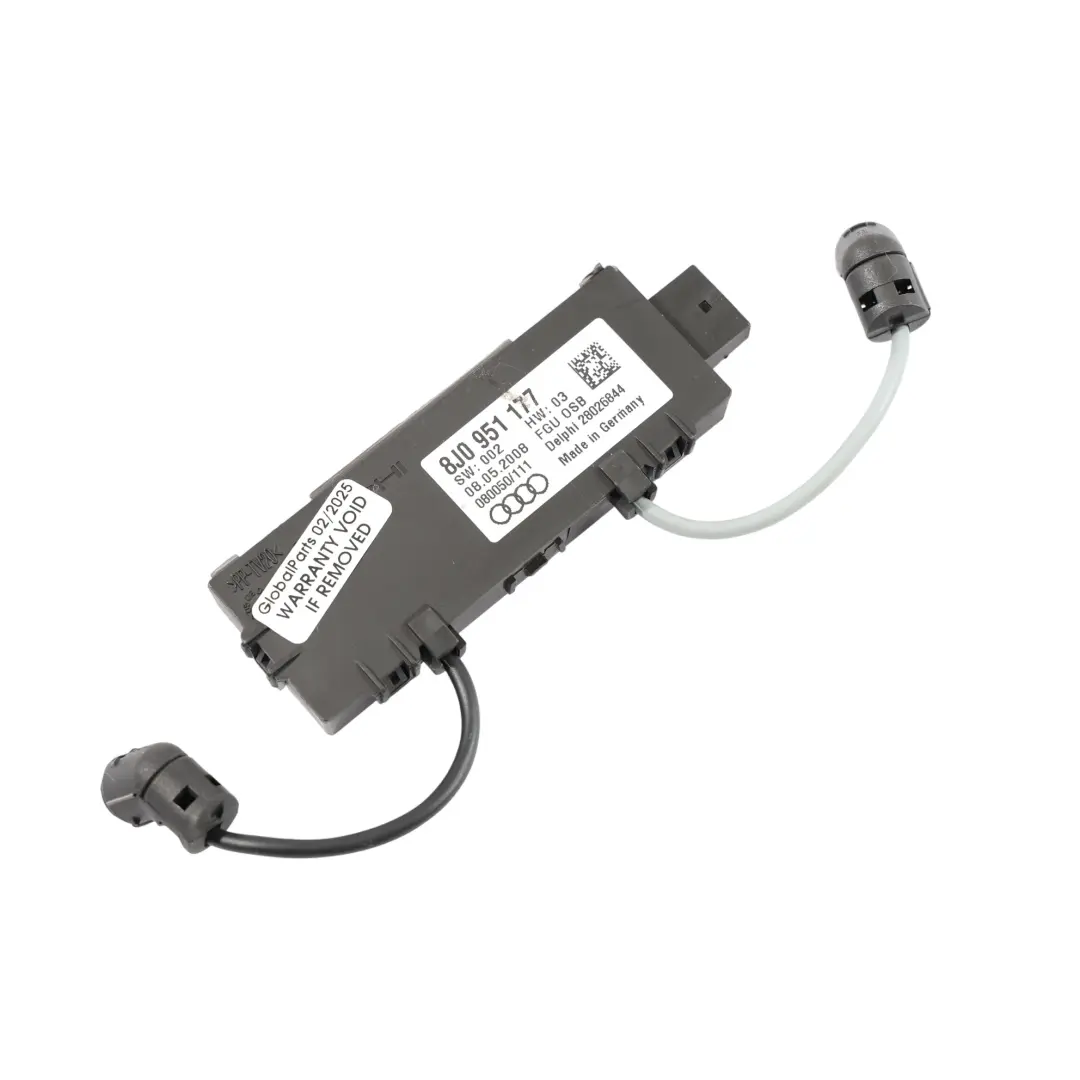 Allarme Tetto Interno Sensore Di Movimento Ad Ultrasuoni per Audi TT 8J con numero di parte 8J0951177 Audi TT 8J Allarme Tetto Interno Sensore Di Movimento Ad Ultrasuoni - SKU 8J0951177 - Numero di parte 8J0951177