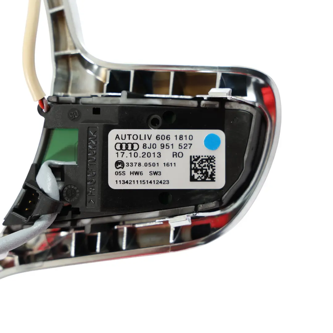 Audi TT 8J Interruptor Multifunción Radio Botones De Control Volante - SKU 8J0951527-1 - Número de pieza 8J0951527