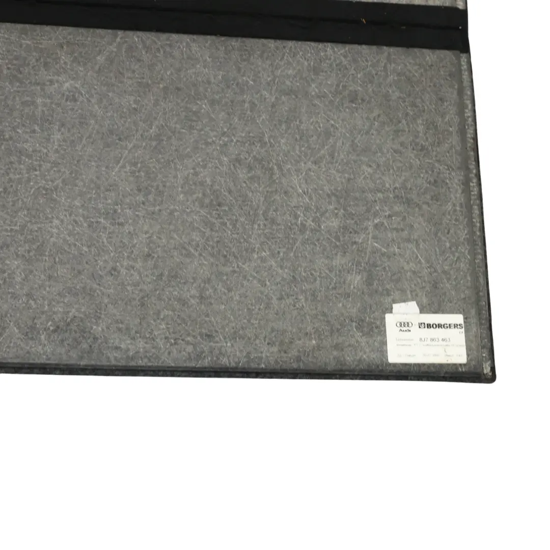 Audi TT 8J Boot Trunk Floor Carpet Luggage Compartment Black - SKU 8J7863463 - Part number 8J7863463