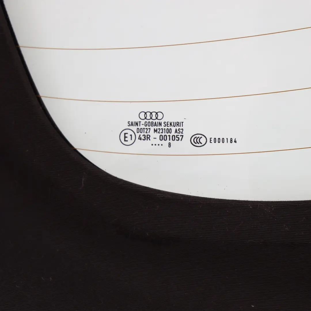 Audi TT 8J Cabrio Soft Top Copertura tetto pieghevole in tessuto nero - SKU 8J7871035B - Numero di parte 8J7871035B