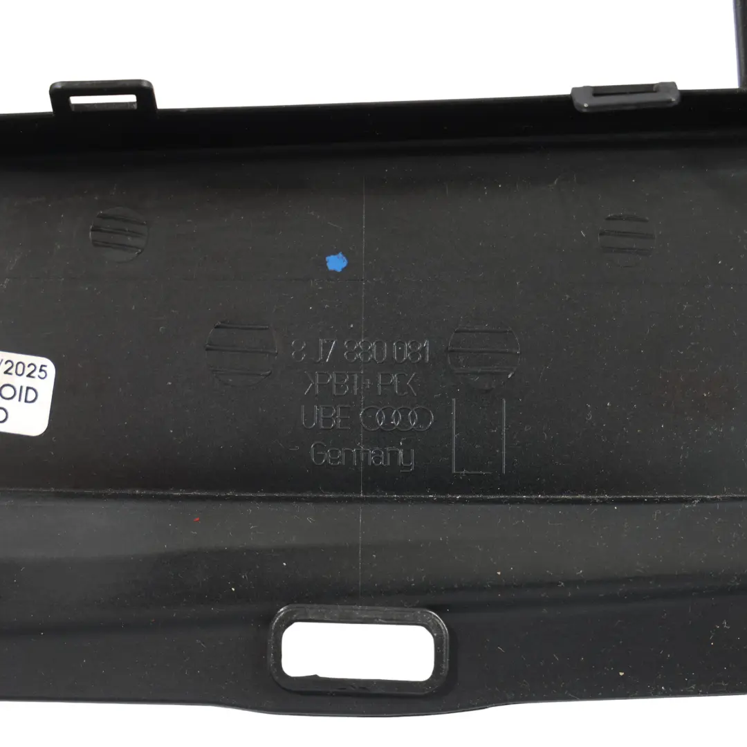 Audi TT 8J Cubre Asiento Delantero Barra Antivuelco Izquierda Negro - SKU 8J7880081 - Número de pieza 8J7880081