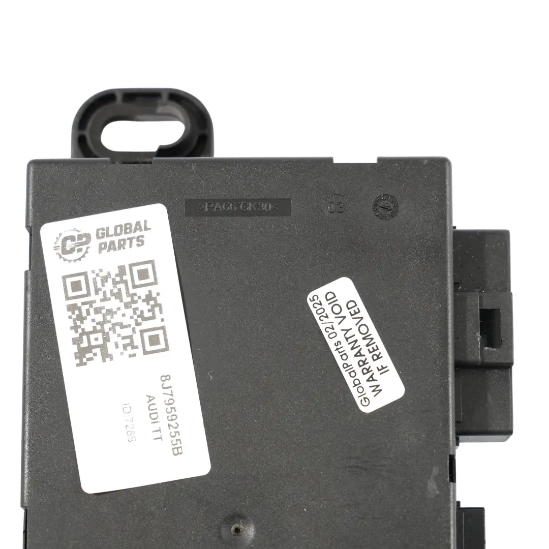 Techo Módulo De Control ECU para Audi TT 8J Coupe Roadster Convertible con número de pieza 8J7959255B Audi TT 8J Coupe Roadster Convertible Techo Módulo De Control ECU - SKU 8J7959255B - Número de pieza 8J7959255B