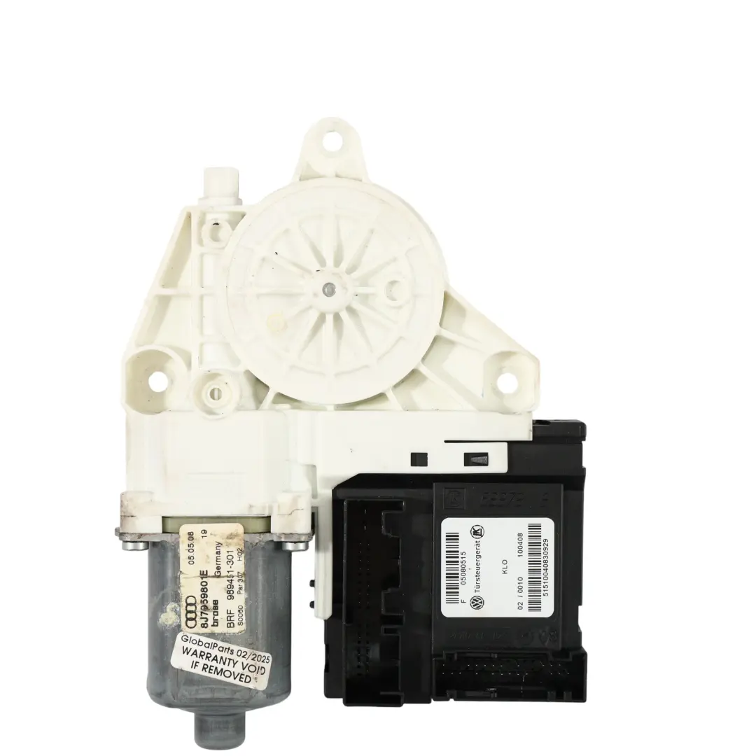 Audi TT 8J Door Window Lifter Motor Unit Front Driver's Side 8J7959801E - SKU 8J7959801D - Part number 8J7959801D